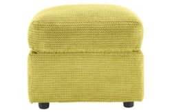 HOME Barney Fabric Footstool - Lime